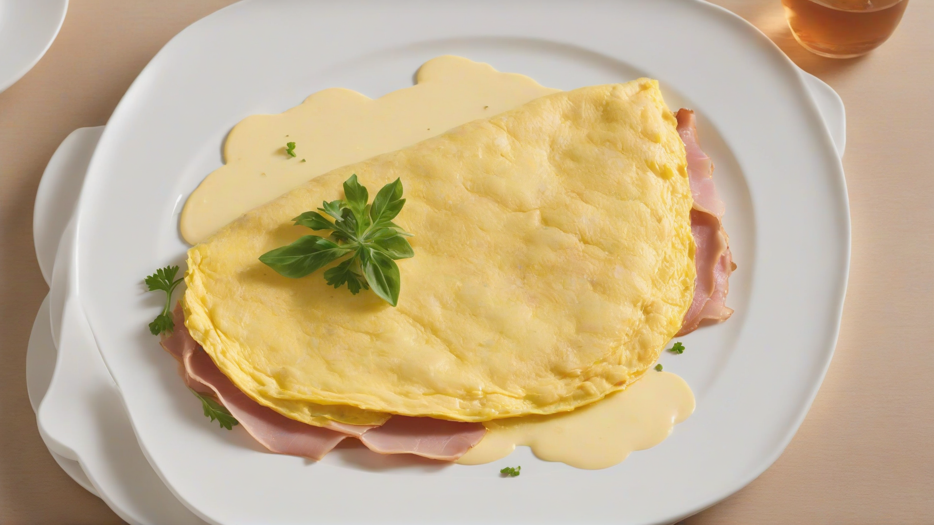 omelette al prosciutto